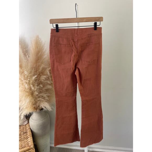 B1G2 FREE 🍁 Tinseltown Flare Leg Pants Size 7 Brown Retro 70s Hippie Festival - Picture 9 of 10